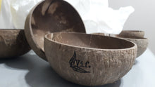Load image into Gallery viewer, Boho Natural Coconut Bowls