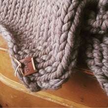 Load image into Gallery viewer, Chunky Alpaca Blend Custom Throw Blankets