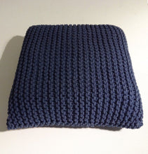 Load image into Gallery viewer, Handmade Knitted Floor Cushion | Reflecting Pond
