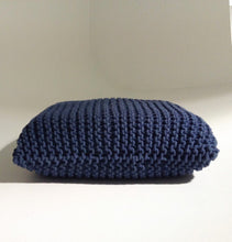 Load image into Gallery viewer, Handmade Knitted Floor Cushion | Reflecting Pond
