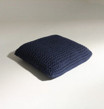 Load image into Gallery viewer, Handmade Knitted Floor Cushion | Reflecting Pond
