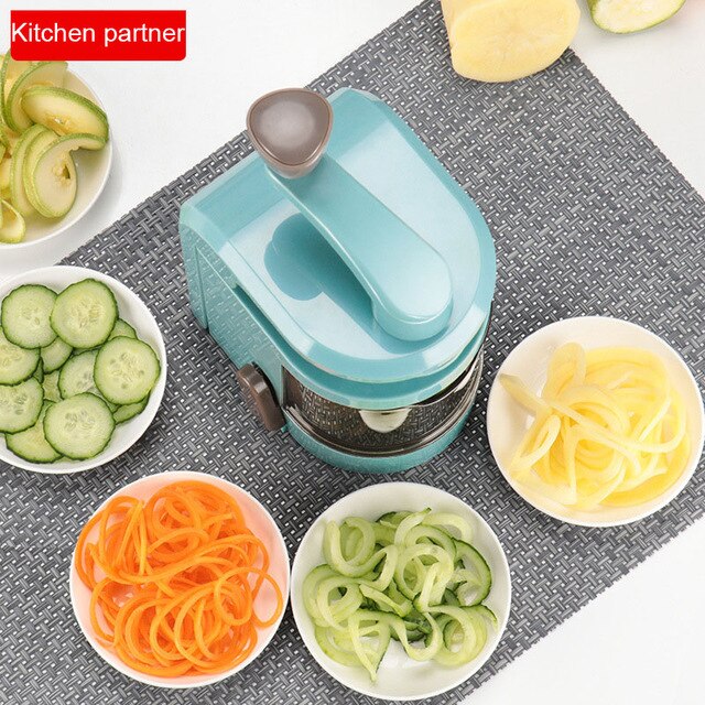 LUKIMA Multi-Function Manual Veggie Spiralizer