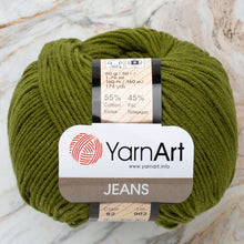 Load image into Gallery viewer, YarnArt Jeans Cotton Blend 8pc/50gm per ball
